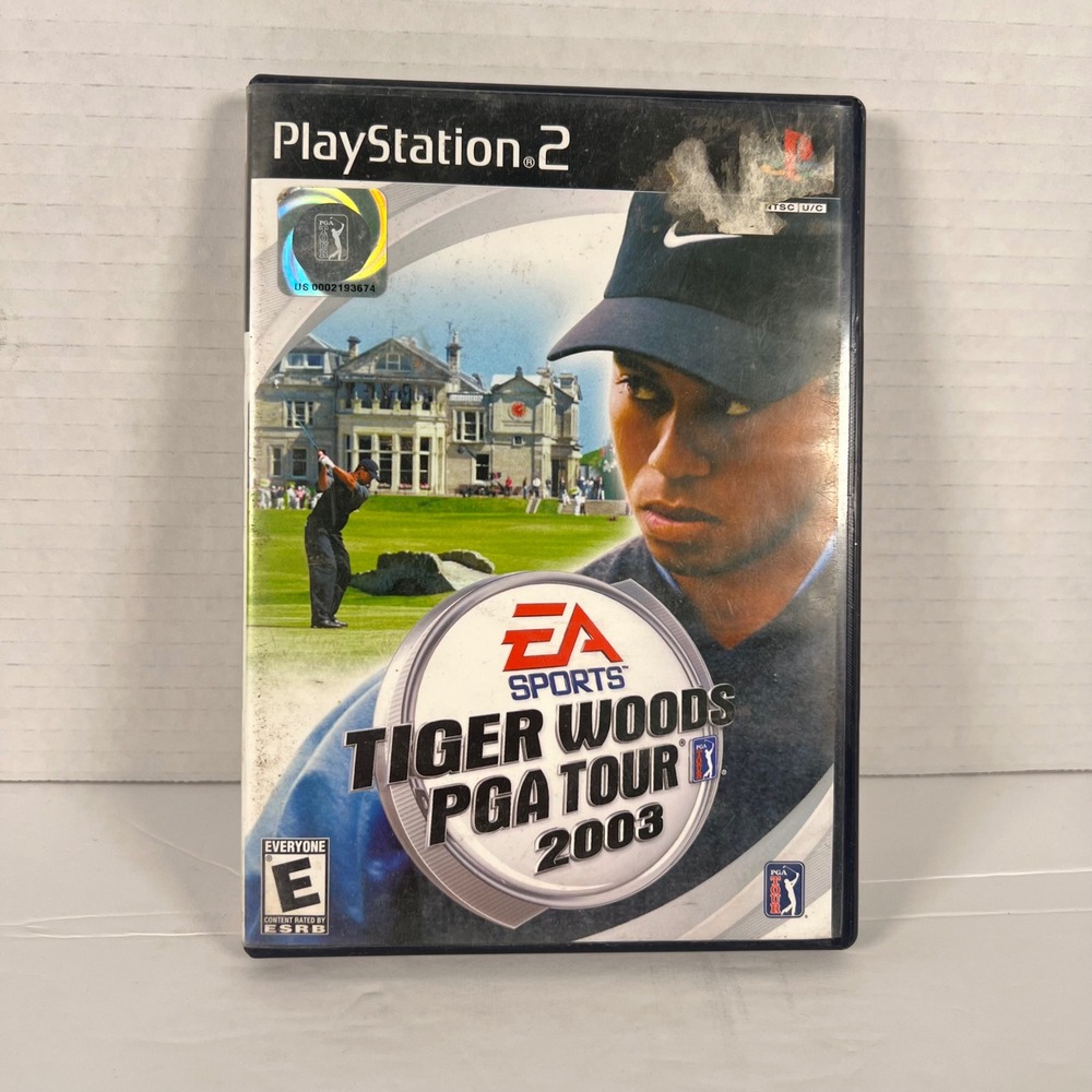 Tiger Woods PGA Tour 2003 Sony PlayStation 2 PS2 Game EA Sports‎ 2002 SLUS 20572